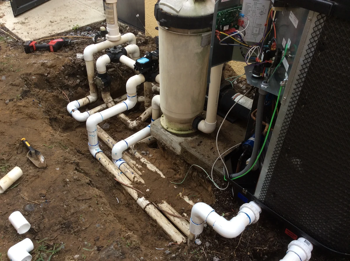 Pool plumbing & valves