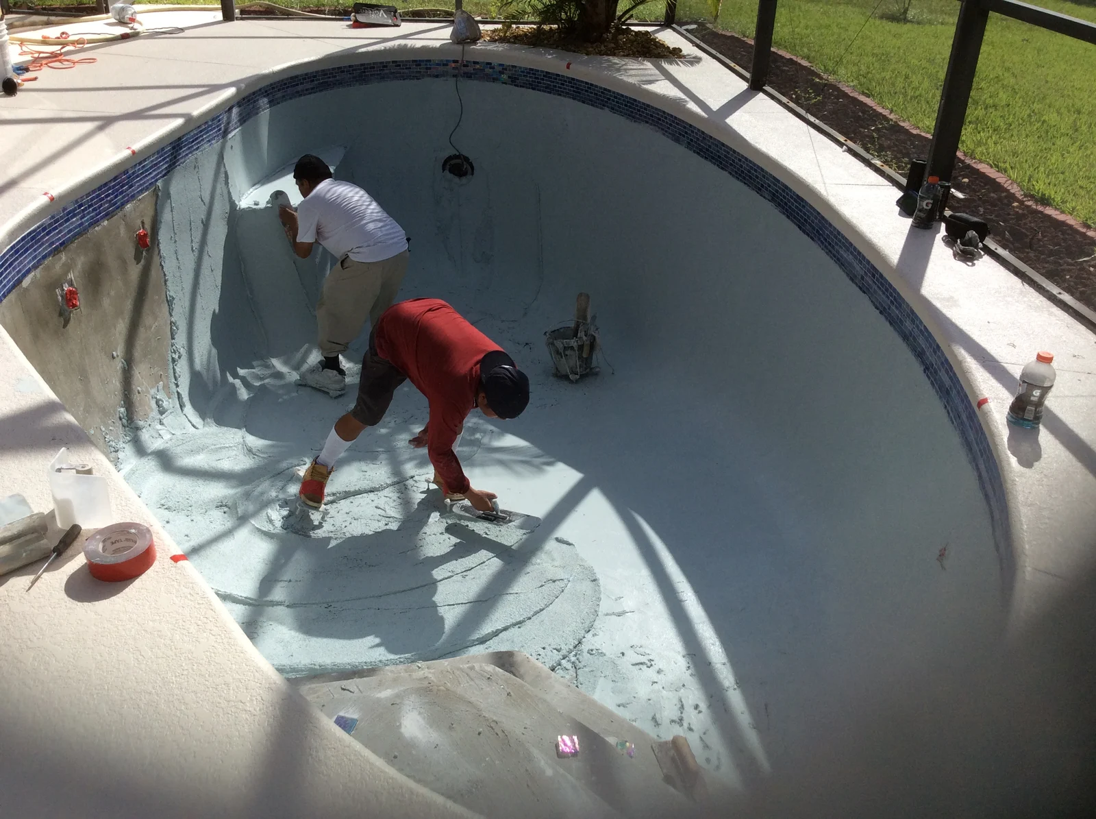 Surface work in progress